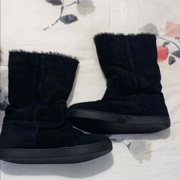 Tory Burch Black Winter Boots - Picture 10 of 12